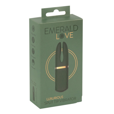Emerald Love Luxurious Split Tip Vibrator
