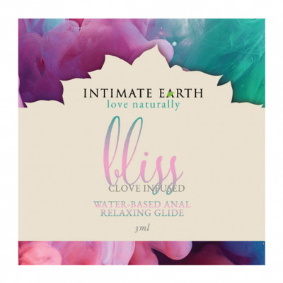 Intimate Earth Bliss Waterbased Anal Relaxing Glide Foil 3ml