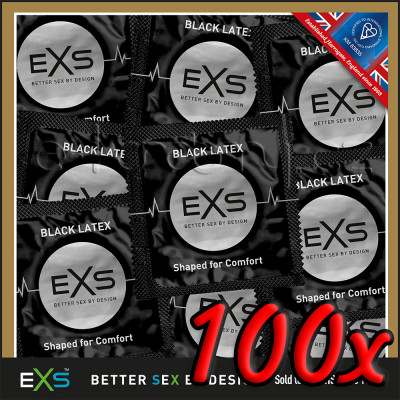 EXS Black Latex 100 pack