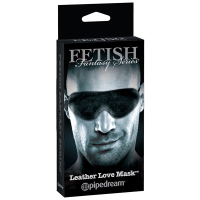 Fetish Fantasy Limited Edition Leather Love Mask - Leather Eye Mask
