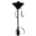 Secret Play Duster and Riding Crop Black