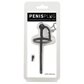 Penis Plug Piss Play with Glans Ring & Stopper