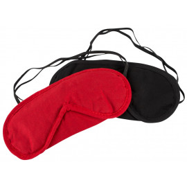Cottelli Blindfold Set Red/Black 2 pack