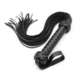 LateToBed BDSM Line Barbed Flogger 50cm Black