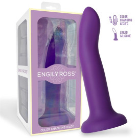 Engily Ross Dildox Color Changing Liquid Silicone Dildo L 21cm Purple-Pink