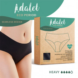 Adalet Eco Period Ocean Menstrual Panty Heavy Black