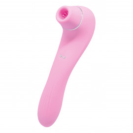 Woomy Smoooch Clitoral Suction & Vibration Pink