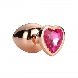 Dream Toys Gleaming Love Plug Rose Gold Small