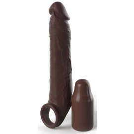 Pipedream Fantasy X-tensions Elite 3" Silicone X-tension with Strap Brown