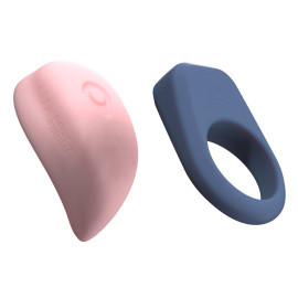 Luxus Interactive Couples Sex Toy App Controlled Pink-Blue