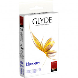 Glyde Blueberry - Premium Vegan Condoms 10 pack