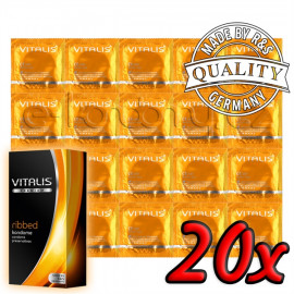 Vitalis Premium Ribbed 20 pack