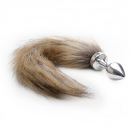 Ouch! Fox Tail Buttplug Silver