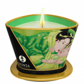 Shunga Libido Massage Candle Exotic Green Tea 170ml