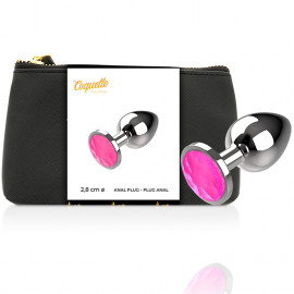 Coquette Anal Plug Metal S 2.8cm Pink