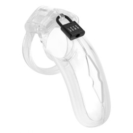 Lockdown Chastity Cage Clear Large