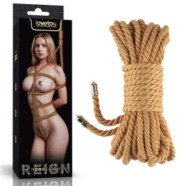 LoveToy Rebellion Reign Natural Knot Bondage Rope 10m