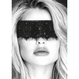 Ouch! Lace Mask With Elastic Straps Black