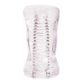 SuperLove Clear Ribbed Masturbator
