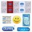 Package 13 Condoms Durex, Pasante, ESP and EXS + lubricant 4ml FREE as a Gift