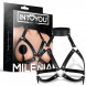 InToYou BDSM Line Milenia Breast Harness for Bondage Black