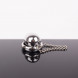 Triune Donut C-Ring Anal Egg with Chain 45/45mm