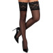Cottelli Hold-up Stockings with 14cm Lace Trim 2520672 Black