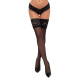 Cottelli Hold-up Stockings with 14cm Lace Trim 2520672 Black