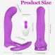 Paloqueth Vibrating Double Fucker & Clitoris Stimulator with Remote Purple