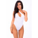 Pink Lipstick Off The Wall Seamless Bodysuit White