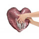 Pillow with Sequins Heart