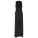 Leg Avenue Deep-V Dual Slit Maxi Dress 88017 Black