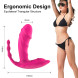 Paloqueth Wearable Panty 3-in-1 G-Spot & Tapping Vibrator with Remote Control Pink