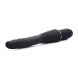 Master Series 10X Thrust Master Vibrating and Thrusting Dildo with Handle Black