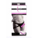 Strap U Double Charmer Silicone Double Dildo with Harness Purple