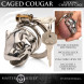 Master Series Caged Cougar Locking Chastity Cage Silver