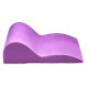 Bedroom Bliss Contoured Love Cushion Purple