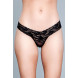 Be Wicked V-Cut Lace Panties Black