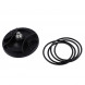 HiSmith HSC37 Suction Cup Adapter for Non-Suction Dildos with 2 Pair Rubber Bands