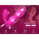 SuperLove Thrusting Wearable Panty Vibrator with App & Remote Control Pink