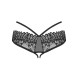 Obsessive Donarella Crotchless Panties Black