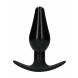 Ouch! Interchangeable Butt Plug Set Pointed Large Black