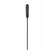Ouch! Silicone Vibrating Bullet Plug Extra Long Urethral Sounding Black