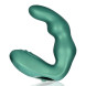 Ouch! Bent Vibrating Prostate Massager with Remote Control Metallic Green
