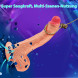 Paloqueth Little Whirlwind Thrusting Realistic Dildo with Remote 22cm Skin