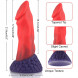 HiSmith HSD52 Realistic Silicone Dildo Suction Cup 8.6