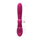 Vive Kura Thrusting G-Spot Vibrator with Flapping Tongue & Pulse Wave Stimulator Pink