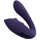 Vive Yuki Rechargeable Dual Motor G-Spot Vibrator with Massaging Beads Purple